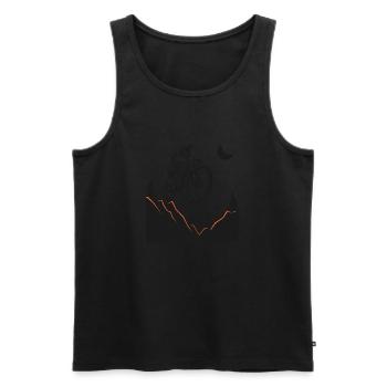 Triathlon Swim Bike Run Marathon - Männer Premium Bio Tank Top - Schwarz - Vorne - Michal (187cm)