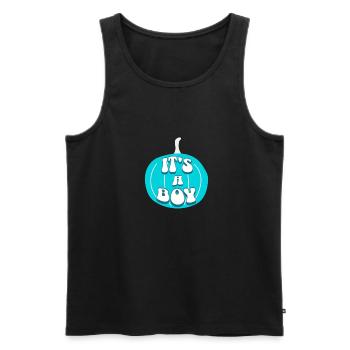 gender reveal halloween - Men's Premium Organic Tank Top - black - Front - Michal (187cm)