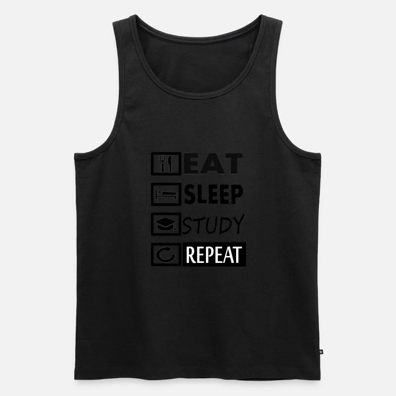 Study Student Student Gift Idea - Men's Premium Organic Tank Top - undefined