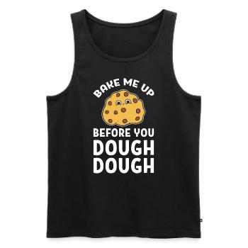 Lustiges Backen Konditor - Männer Premium Bio Tank Top - Schwarz - Vorne - Michal (187cm)