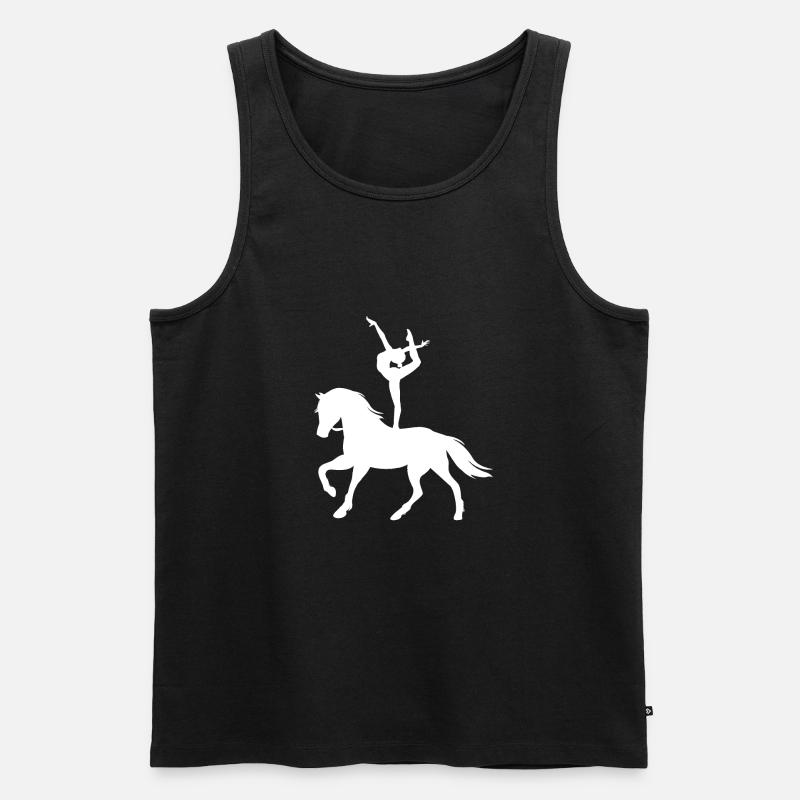 Voltigieren - Männer Premium Bio Tank Top - Schwarz