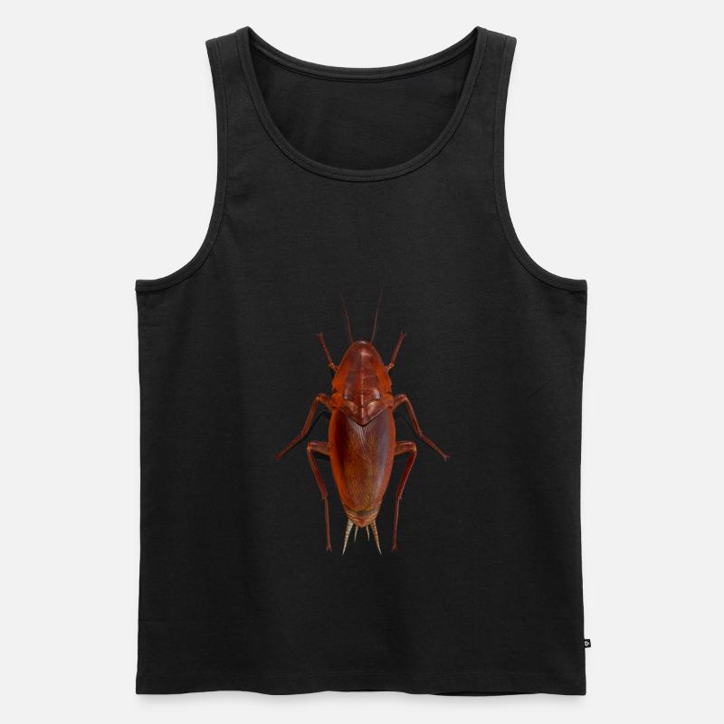 Kakerlake - Männer Premium Bio Tank Top - Schwarz