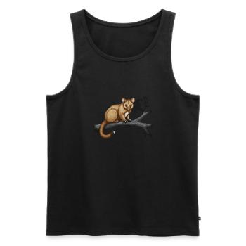 Tree Kangaroo Baby Kangaroo Marsupial Kangaroo - Men's Premium Organic Tank Top - black - Front - AI Model Male 178 light (178cm)