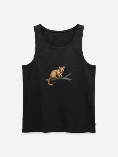 Baumkänguru Baby Känguru Beuteltier Kangaroo - Männer Premium Bio Tank Top - Schwarz