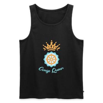Cruise Queen Kreuzfahrt Kreuzfahrtschiff - Männer Premium Bio Tank Top - Schwarz - Vorne - AI Model Male 178 light (178cm)