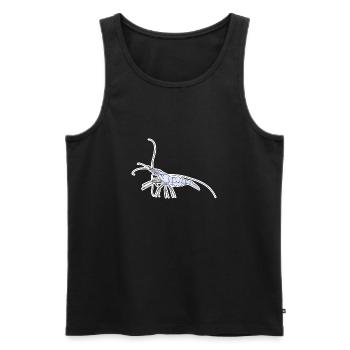 Ghost Shrimp Pet Design pour les fiers fans de crevettes - Débardeur bio Premium Homme - noir - Devant - Michal (187cm)