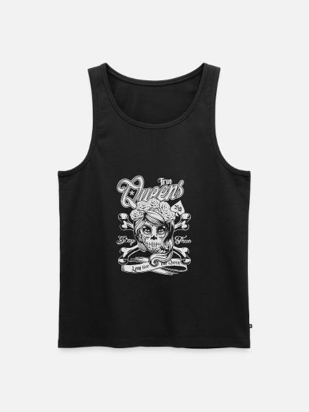 Rockabilly Queen - Vintage Rockabella - Ekologisk premium tanktopp herr - svart