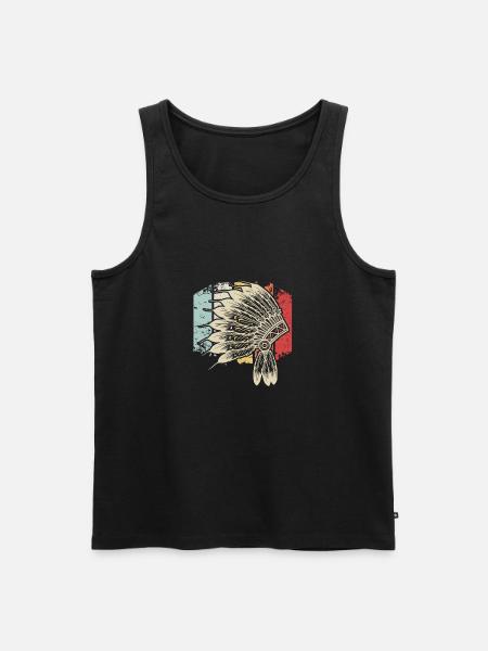 Indian gift idea - Men's Premium Organic Tank Top - black