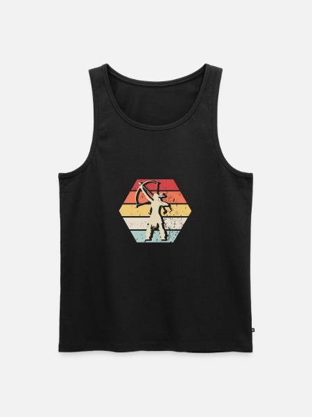 Indian gift idea - Men's Premium Organic Tank Top - black