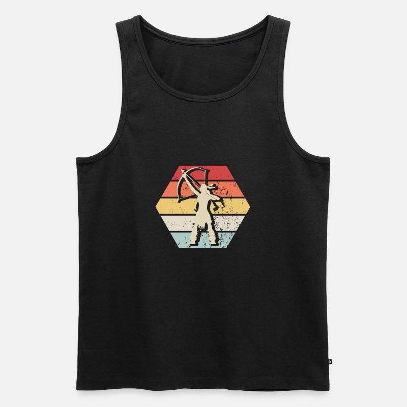 Indian gift idea - Men's Premium Organic Tank Top - black