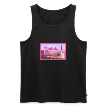 Kentucky Fil-Am Design pour les fiers Pinoys - Débardeur bio Premium Homme - noir - Devant - Michal (187cm)