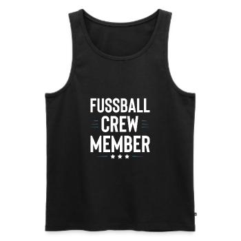Équipe de football - Débardeur bio Premium Homme - noir - Devant - Michal (187cm)