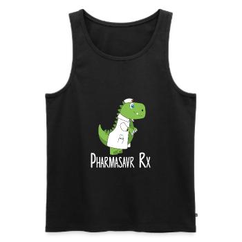 Pharmacy Rx Pharmacy - Men's Premium Organic Tank Top - black - Front - Michal (187cm)