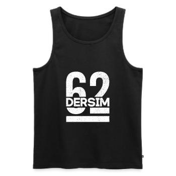 Dersim 62 Türkei Turkiye Geschenk Urlaub TR Türk - Männer Premium Bio Tank Top - Schwarz - Vorne - AI Model Male 178 light (178cm)