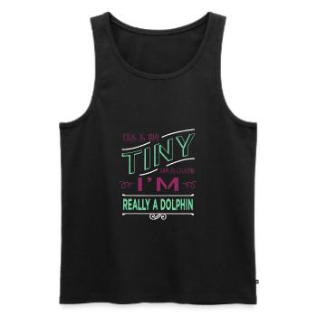 happy best funny piscine intérieure - Débardeur bio Premium Homme - noir - Devant - Michal (187cm)