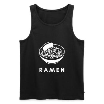 Ramen - Débardeur bio Premium Homme - noir - Devant - Michal (187cm)