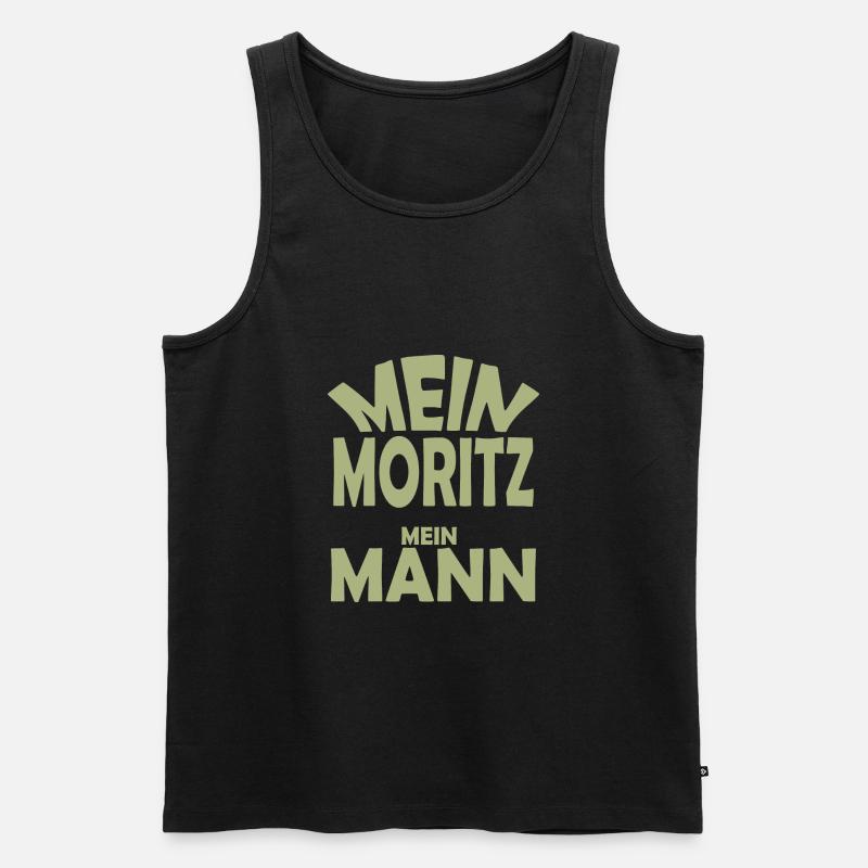 Moritz - Männer Premium Bio Tank Top - Schwarz