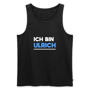 Ulrich Name Spruch für stolze Ulrichs - Männer Premium Bio Tank Top - Schwarz - Vorne - AI Model Male 178 light (178cm)