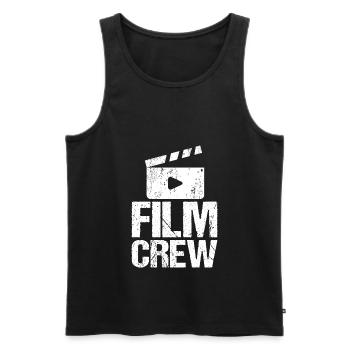 Film Produktion Crew Mitglieder Produzent Filmcrew - Männer Premium Bio Tank Top - Schwarz - Vorne - Michal (187cm)