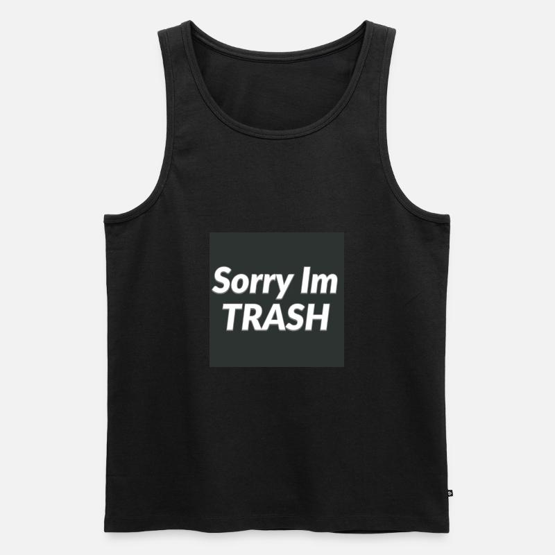 Sorry Im Müllsammlung - Männer Premium Bio Tank Top - undefined