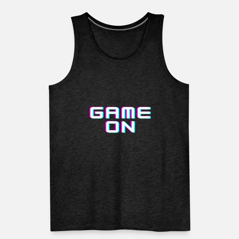 game on Men's Premium Organic Tank Top