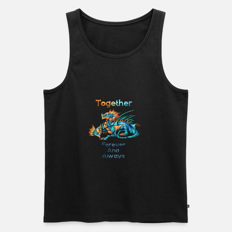 Das Leben einer Hydra - Männer Premium Bio Tank Top - Schwarz