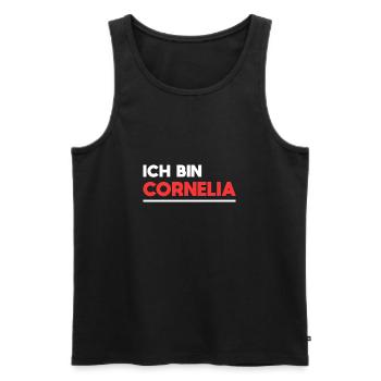 Cornelia Name Spruch für stolze Cornelias - Männer Premium Bio Tank Top - Schwarz - Vorne - Michal (187cm)