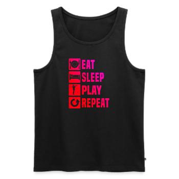 Trumpet Player Men Trumpet Player Trumpet Player - Men's Premium Organic Tank Top - black - Front - Michal (187cm)