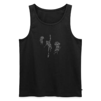 Diving Scuba Tauchen Tauchen Scuba Taucher - Männer Premium Bio Tank Top - Schwarz - Vorne - Michal (187cm)