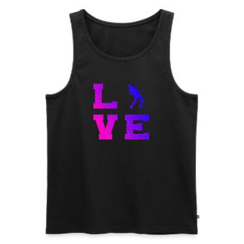Gitarrenspieler Gitarre Guitar classical guitar - Männer Premium Bio Tank Top - Schwarz - Vorne - Michal (187cm)