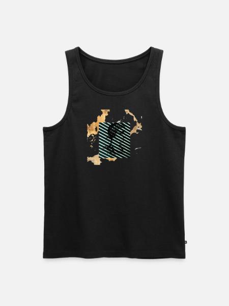 Griechisches Design - Männer Premium Bio Tank Top - Schwarz