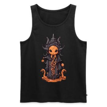 Slime Mage Kawaii Monster Magic - Débardeur bio Premium Homme - noir - Devant - Michal (187cm)