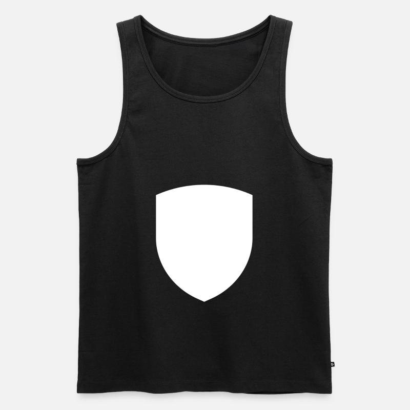 Wappen - Männer Premium Bio Tank Top - Schwarz