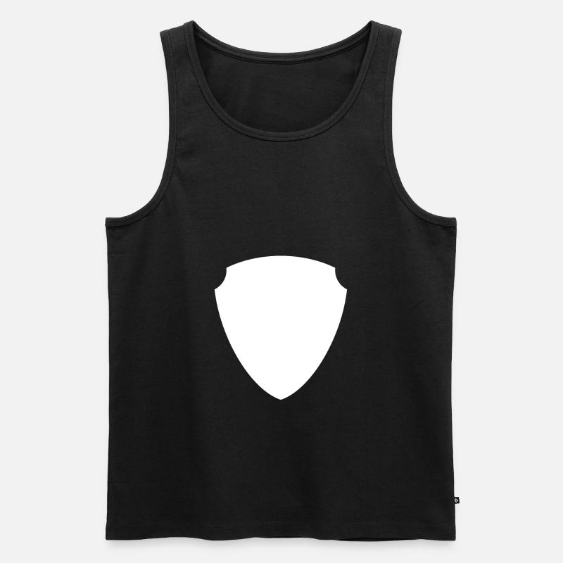 Wappen - Männer Premium Bio Tank Top - Schwarz