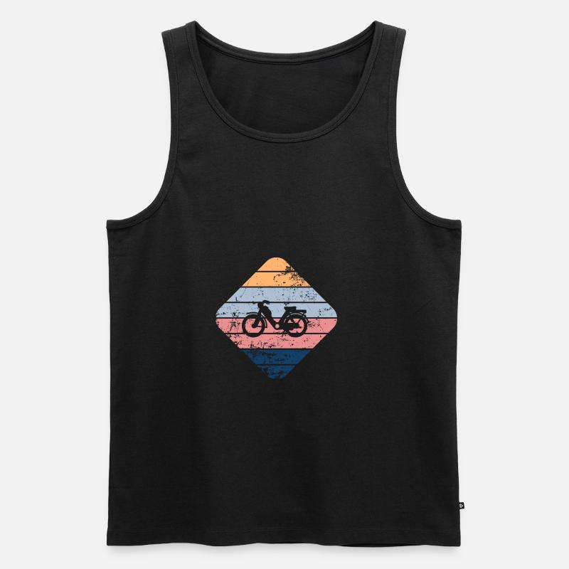 Moped - Männer Premium Bio Tank Top - Schwarz