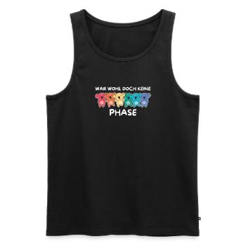Drapeau arc-en-ciel Gay Pride LGBTQ Koala - Débardeur bio Premium Homme - noir - Devant - Michal (187cm)