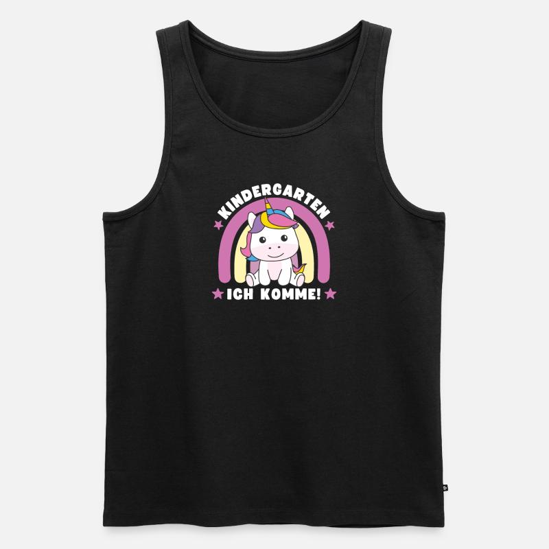 Kindergarten Ich Komme! - Männer Premium Bio Tank Top - Schwarz