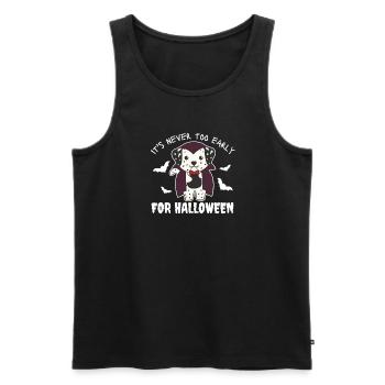 Dalmatians it's never too early for Halloween vampire - Men's Premium Organic Tank Top - black - Front - Michal (187cm)