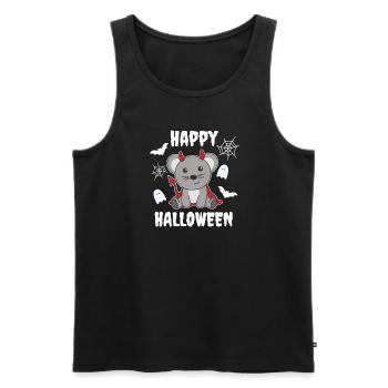 Mouse Happy Halloween Devil Costume - Men's Premium Organic Tank Top - black - Front - Michal (187cm)