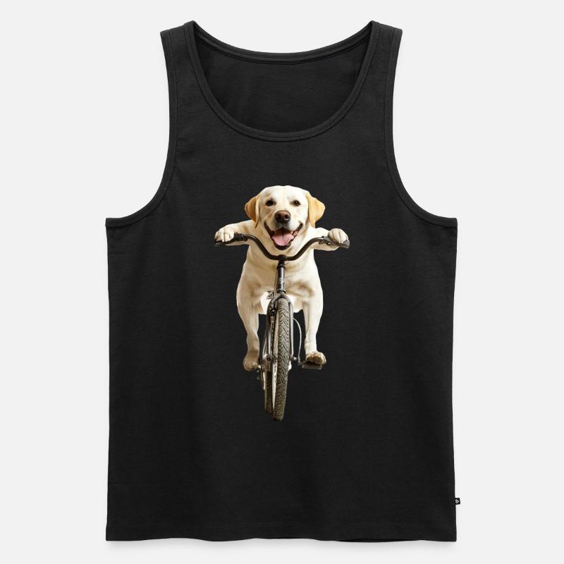 Labrador Retriever - Männer Premium Bio Tank Top - Schwarz