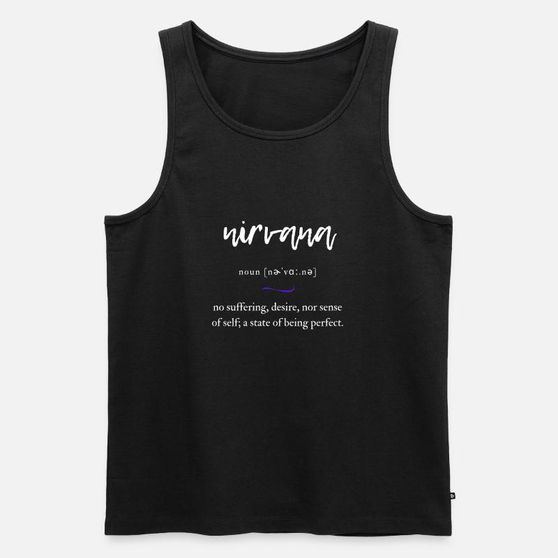 Nirvana Convoluted Edition Noir - Débardeur bio Premium Homme - noir