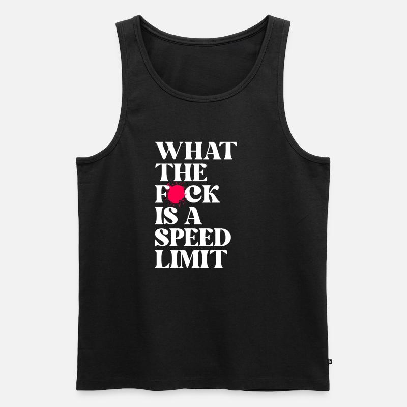 Auto - Männer Premium Bio Tank Top - Schwarz