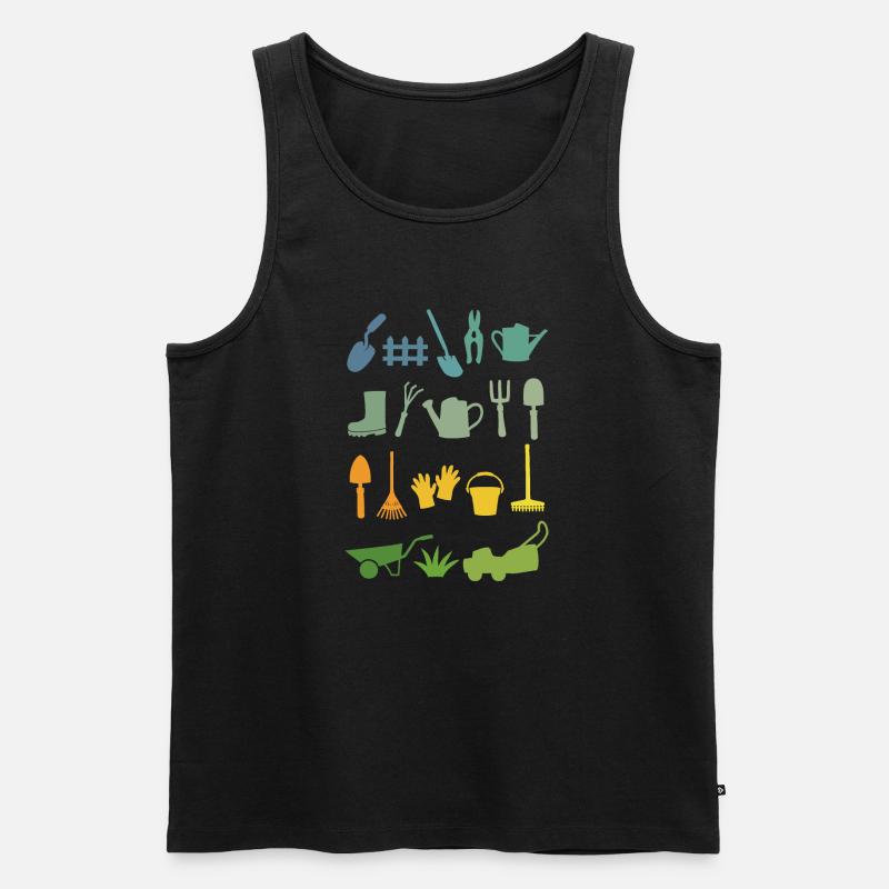 Garten Gärtner Gärtnerin - Männer Premium Bio Tank Top - Schwarz