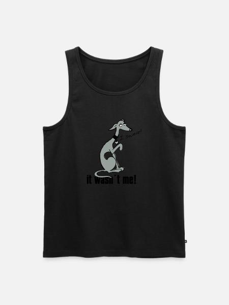 wasnt_me! - Männer Premium Bio Tank Top - Schwarz