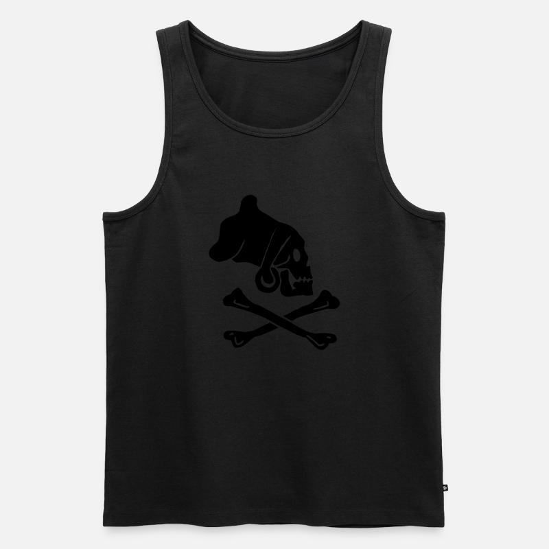 Smutje - Männer Premium Bio Tank Top - Schwarz