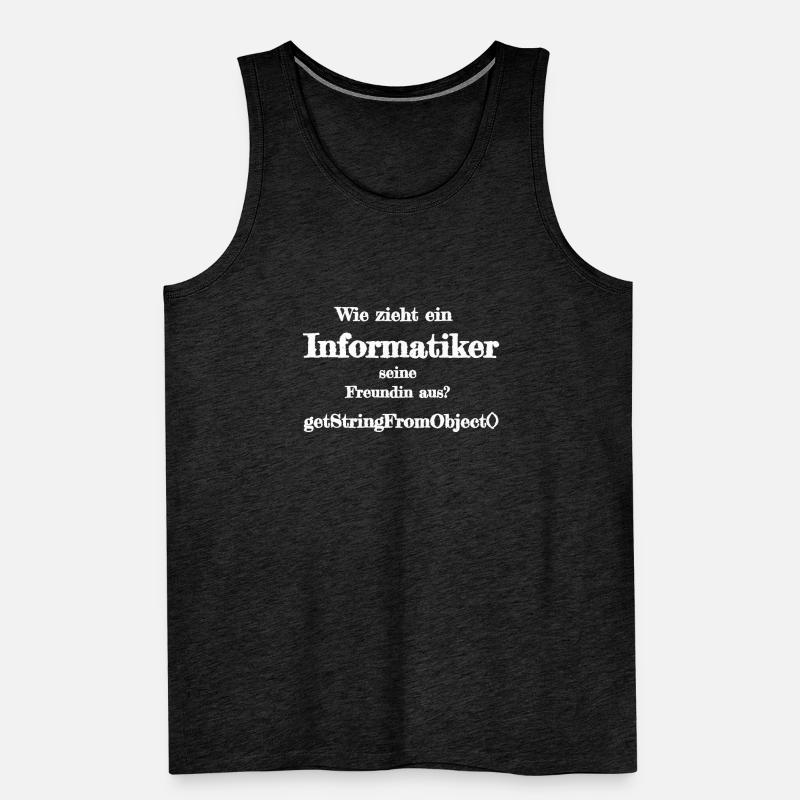 Informatiker Witz getstringfromobject Männer Premium Bio Tank Top