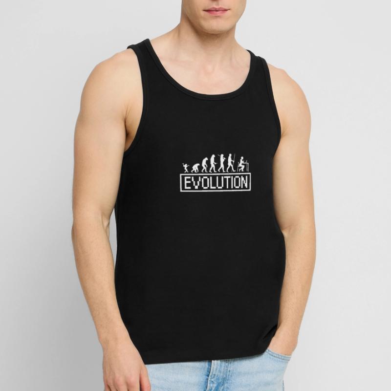 Evolution Computer Geschenk Débardeur bio Premium Homme