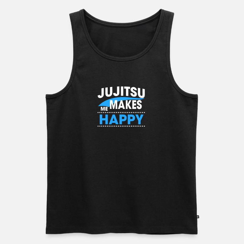 JUJITSU - Männer Premium Bio Tank Top - Schwarz