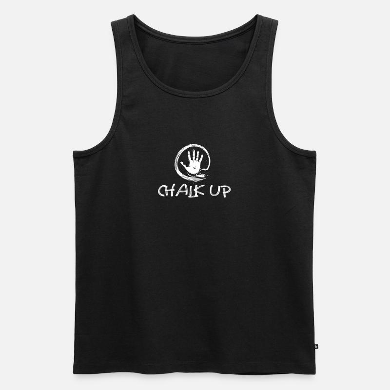 Bouldern Escalade - Débardeur bio Premium Homme - noir