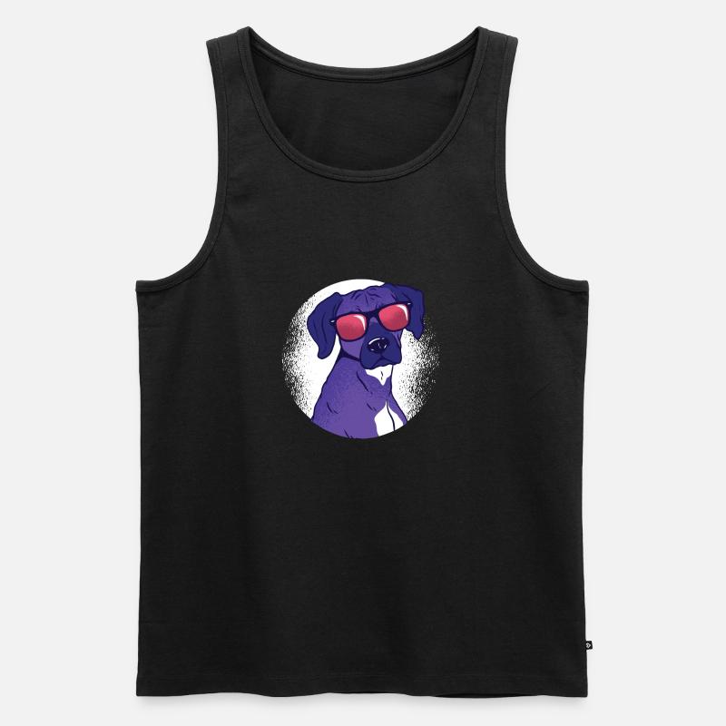 Rhodesian Ridgeback Hund - Männer Premium Bio Tank Top - Schwarz